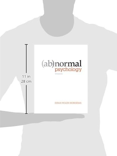 Abnormal Psychology by Susan Nolen-Hoeksema