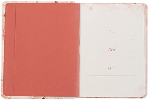 Daily Prayers for Women Devotional, Pink Floral Faux Leather Flexcover by Amy E Mason