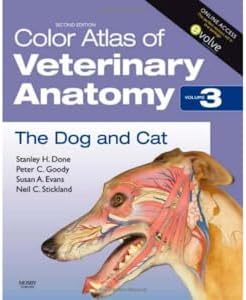 Color Atlas of Veterinary Anatomy, Volume 3, The Dog and Cat by Stanley H. Done BA BVetMed PhD DECPHM DECVP FRCVS FRCPath