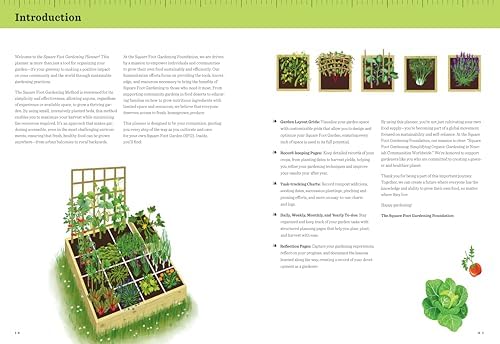 The Square Foot Gardening Planner: A 3-year Journal for Recording the Planning, Planting, and Care of Your Square Foot Garden by Square Foot Gardening Foundation