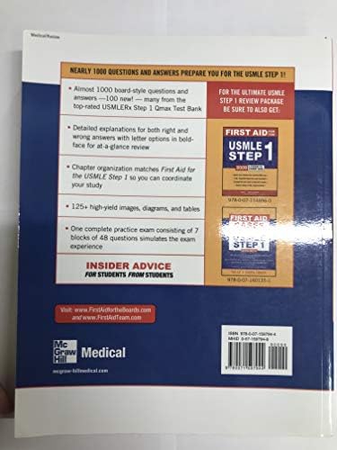 First Aid Q&A for the USMLE Step 1, Second Edition (First Aid USMLE) by Tao Le