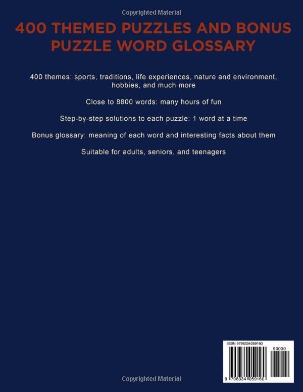 Huge Book of Word Search – 8800 New Words: Relaxing Word Search Puzzle Book for Adults and Seniors | Large Print and Anti Eye Strain | Giant and Fun ... for Adults (FOR A YOUNGER BRAIN AT EVERY AGE) by SENIOR TASSE