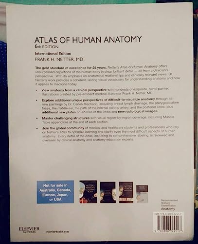Atlas of Human Anatomy by Frank H. Netter