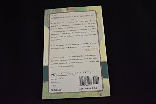 The Screwtape Letters: Includes Screwtape Proposes a Toast by C.S. Lewis