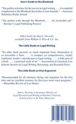 User’s Guide to The Bluebook® Revised for the twenty-second edition by Alan L. Dworsky