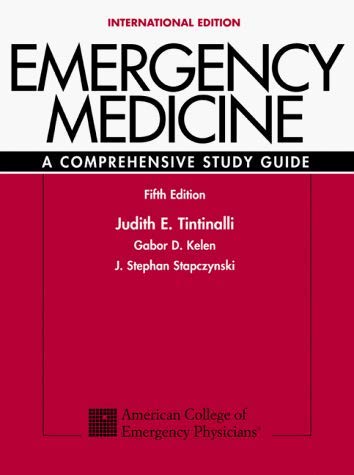 Emergency Medicine: a Comprehensive Study Guide by TINTINALLI