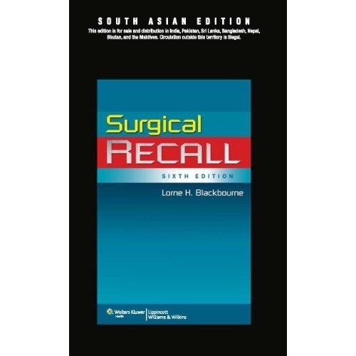 Surgical Recall 6th Edition by Lorne H. Blackbourne