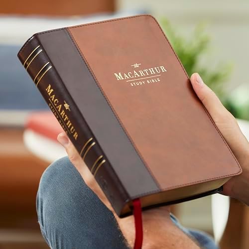 LSB, MacArthur Study Bible, Brown Leathersoft, Comfort Print: Unleashing God's Truth One Verse at a Time (Holy Bible, Legacy Standard Bible) by John F. MacArthur