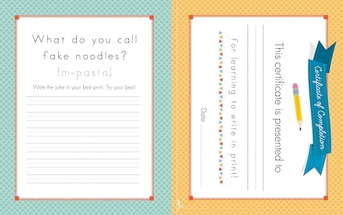 The Print Handwriting Workbook for Kids: Laugh, Learn, and Practice Print with Jokes and Riddles by Crystal Radke