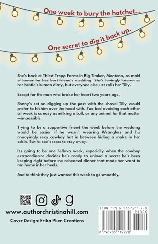 Thirst Trapp Wedding: A laugh out loud, small town, enemies to lovers romantic comedy by Christina Hill