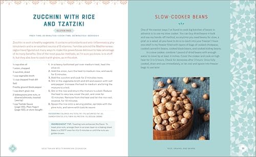 Vegetarian Mediterranean Cookbook: 125+ Simple, Healthy Recipes for Living Well by Sanaa Abourezk