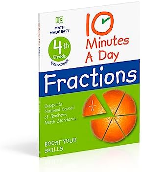 10 Minutes a Day Fractions, 4th Grade by DK
