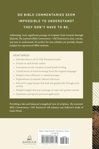 The Layman's Bible Commentary--Old Testament by Compiled by Barbour Staff