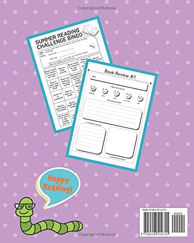Summer Reading Challenge Journal for Kids Grades 1-4: Summer Learning Workbook to Help Prevent Summer Slide and Encourage Summer Reading for Grade 1, ... Older Reluctant Readers and Writers Mermaid by Creative Heart Press
