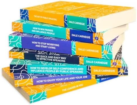 Dale Carnegie 7 Book Collection Set: How to Win Friends and Influence People, How to Stop Worrying and Start Living & More – Self Help Paperback Set by Dale Carnegie
