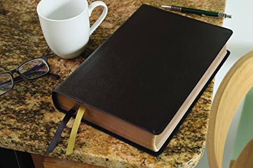 KJV, Thompson Chain-Reference Bible, Large Print, Bonded Leather, Black, Red Letter, Comfort Print by Zondervan