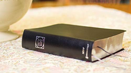 NIV Study Bible, Fully Revised Edition (Study Deeply. Believe Wholeheartedly.), Bonded Leather, Black, Red Letter, Comfort Print by Zondervan
