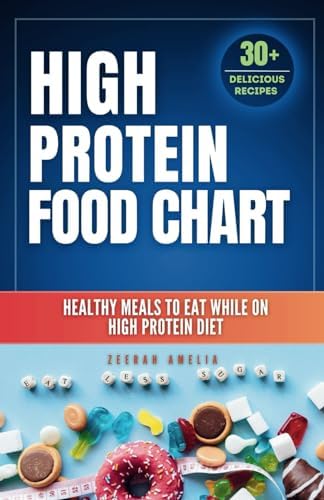 Complete High Protein Food Chart: Healthy Meals to eat while on High Protein Diet: High Protein Food Lists with simple recipes to cook for recovery (meal nutritional value food chart) by Zeerah Amelia