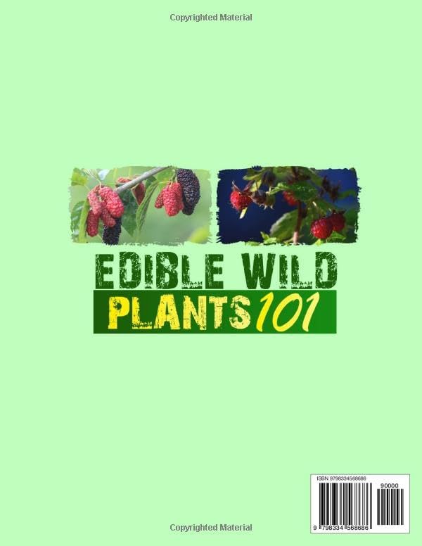 Edible Wild Plants 101: A North American Guide to Easily Identify the Safest Wild Food among Leaves, Flowers, Roots, Berries, and Mushrooms, with Detailed Color Photos | Includes Delicious Recipes by Sam Grinfield