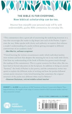 Psalms (Everyday Bible Commentary Series) by Robert L Alden