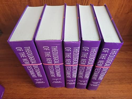 THEOLOGICAL DICTIONARY OF THE NEW TESTAMENT: VOLUMES I - X. 10 vols. Translated & edited by Geoffrey W. Bromiley. Index (Vol. X) compiled by Ronald Pitkin. by Gerhard & Gerhard Friedrich (editors). Kittel
