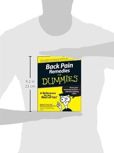 Back Pain Remedies For Dummies by Michael S. Sinel