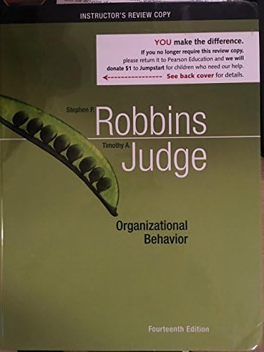 Organizational Behavior by Robbins & Judge