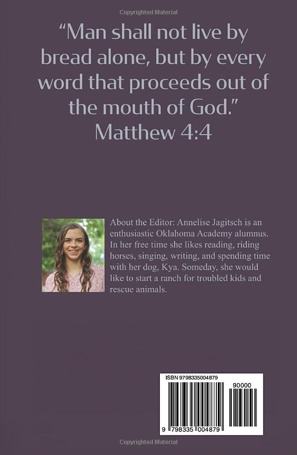 180 Days With God: Student Devotional with a daily devotions for each day of the school year. Written by Oklahoma Academy students. by Annelise Jagitsch