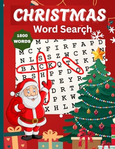 Christmas Word Search Puzzles for Seniors, Adults and Teens: Large Print Holiday Word Search Book wigh Solutions by Precious Asset Creation