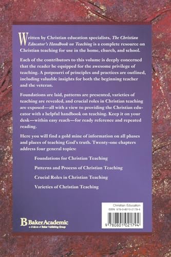 The Christian Educator's Handbook on Teaching by Kenneth O. Gangel