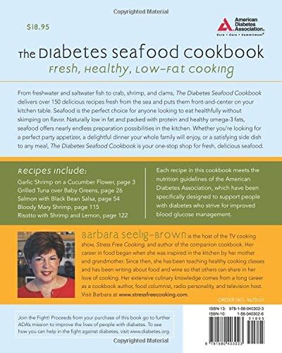 The Diabetes Seafood Cookbook: Fresh, Healthy, Low-Fat Cooking by Barbara Seelig-Brown