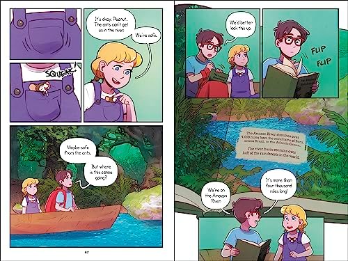 Afternoon on the Amazon Graphic Novel (Magic Tree House Graphic Novels) by Mary Pope Osborne