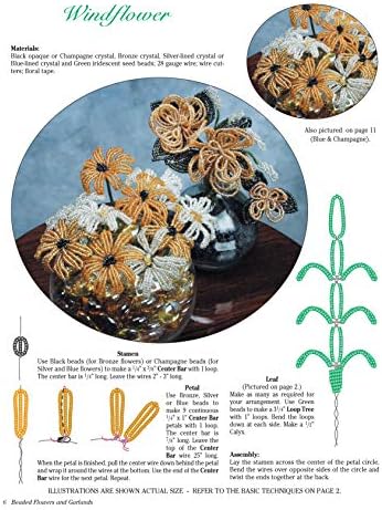 Beaded Flowers, Bouquets, & Garlands (Design Originals) Beginner-Friendly Techniques and Projects for Roses, Lilies, Daisies, Snapdragons, Pansies, Chrysanthemums, Daffodils, Sunflowers, and More by Suzanne McNeill