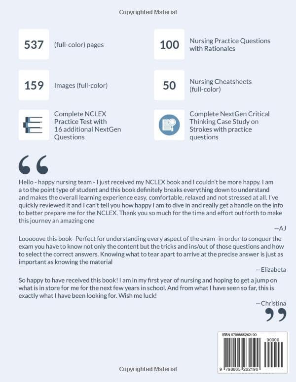 Comprehensive NCLEX Review: 3rd Edition Including NextGen Instructions & Questions: (2023 NCLEX® test plan, full-color, content + NCLEX® practice ... nursing cheat sheets) (Must-Have NCLEX Prep) by Jon Haws BSN, RN