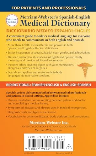 Merriam-Webster’s Spanish-English Medical Dictionary (English and Spanish Edition) by Merriam-Webster