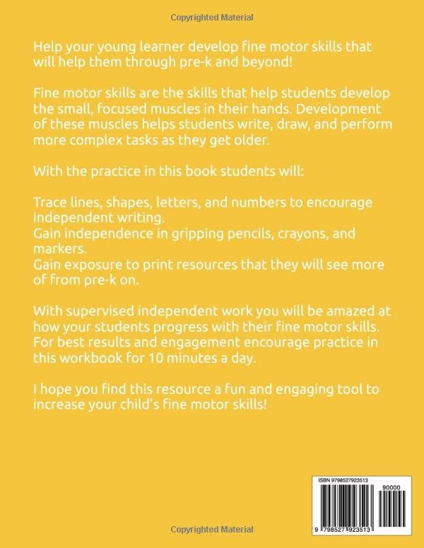 Summer Fun! Fine Motor Skill & Handwriting Workbook by Kate Mettille