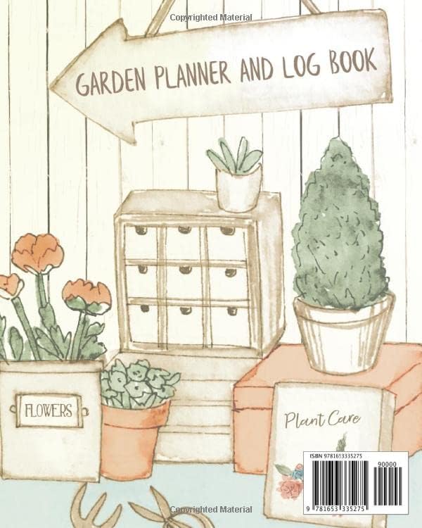Garden Planner And Log Book: Gardening Organizer & Journal Notebook - Unique Gardener Planting Gifts by Cartba Publishing