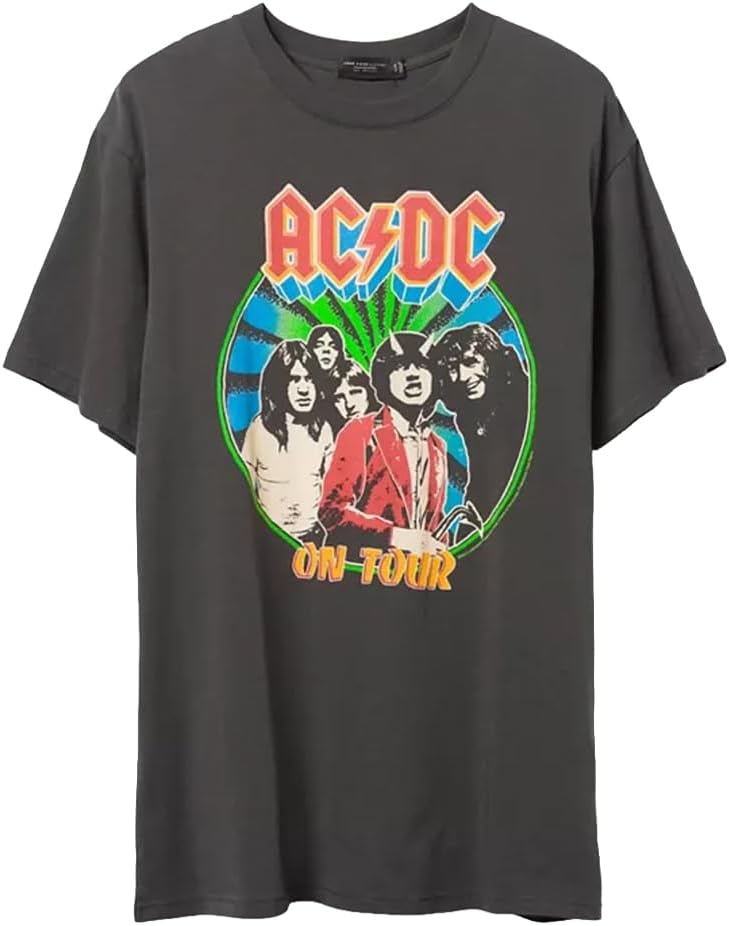 Junk Food Unisex Adult Ac/DC Let on Tour