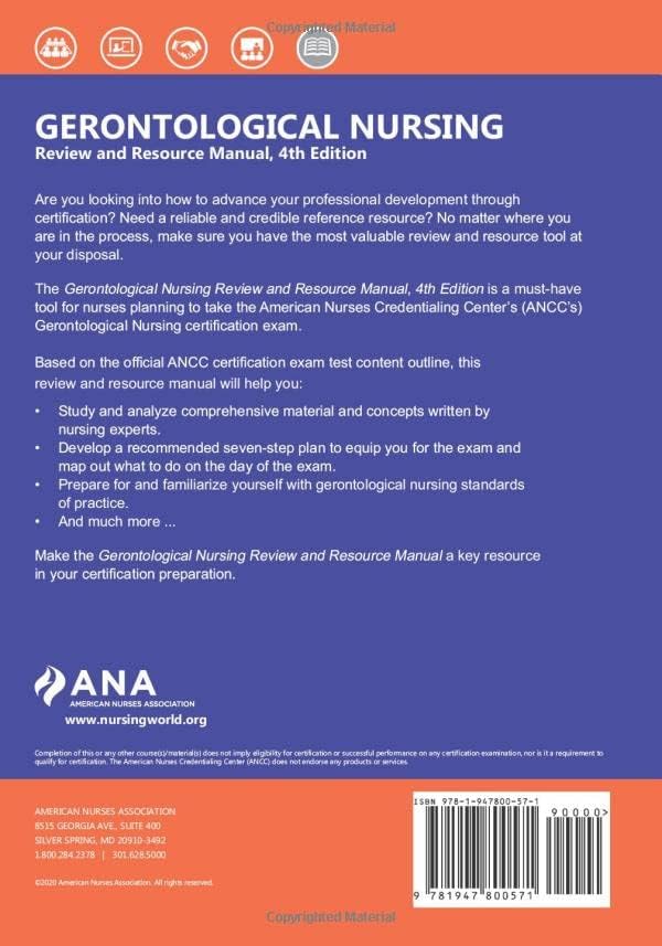 Gerontological Nursing Review and Resource Manual, 4th Edition by Patricia A. Tabloski PhD