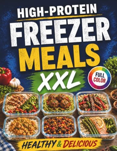 High-Protein Freezer Meals – Healthy & Delicious: Fuel Your Family with Easy Make-Ahead Recipes for Busy Days | Prep Once, Enjoy Protein-Packed Meals for Weeks by Christine Brooks