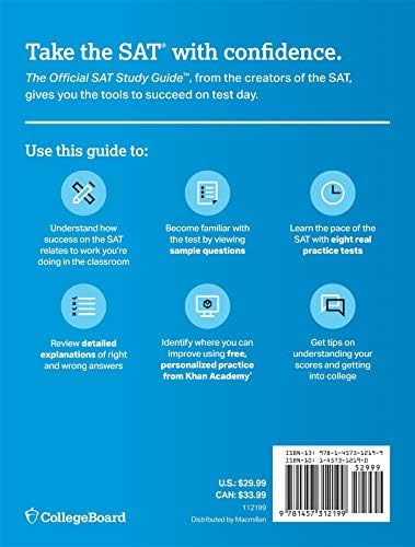 Official SAT Study Guide 2020 Edition by The College Board
