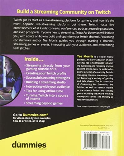 Twitch for Dummies by Tee Morris