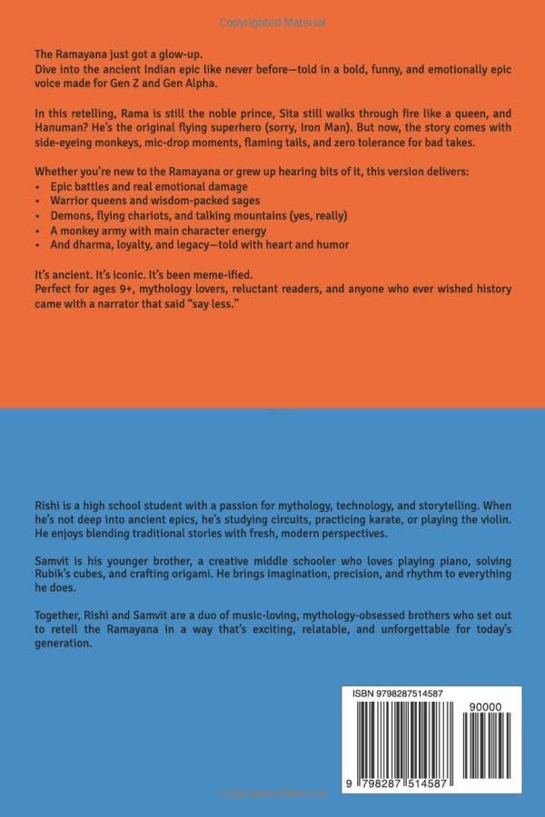 Rizzful Ramayana: A Gen-Z Retelling of the Valmiki Ramayana by Rishi Kulathumani