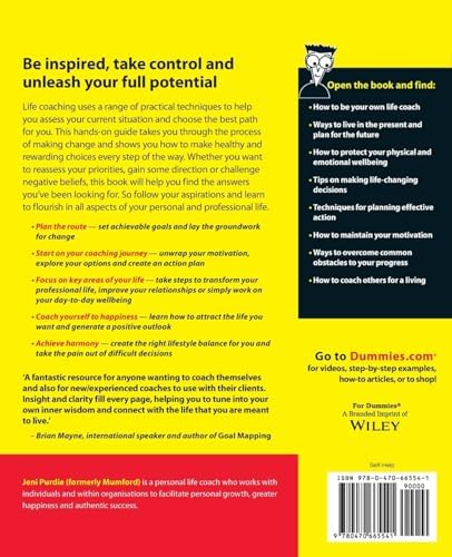 Life Coaching For Dummies by Jeni Purdie