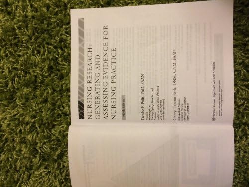 Nursing Research: Generating and Assessing Evidence for Nursing Practice, 9th Edition by Denise F. Polit
