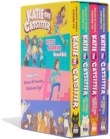 Katie the Catsitter: Kitty Carrier Box Set (Books 1-4): Katie the Catsitter; Best Friends for Never; Secrets and Sidekicks; The Purrfect Plan (A Graphic Novel Boxed Set) by Colleen AF Venable