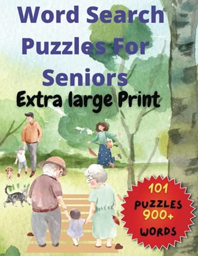 Word Search Puzzles For Seniors: Extra Large Print by Garb Media Group