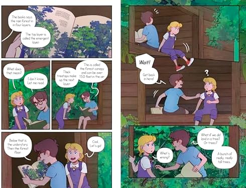 Afternoon on the Amazon Graphic Novel (Magic Tree House Graphic Novels) by Mary Pope Osborne