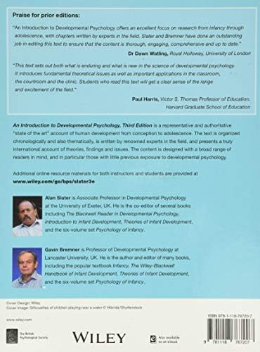 An Introduction to Developmental Psychology (BPS Textbooks in Psychology) by Alan Slater