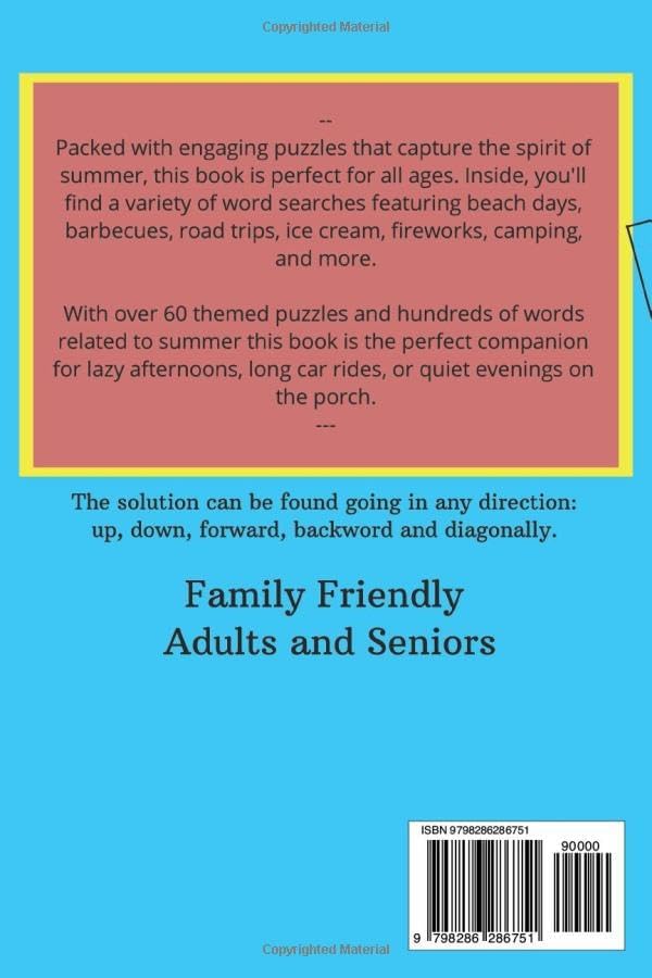 Summer Word Search Puzzle Book: Relax and Unwind with this Fun-Filled, Family Friendly, Adults and Seniors Puzzle Word Find Book by Beezly Press